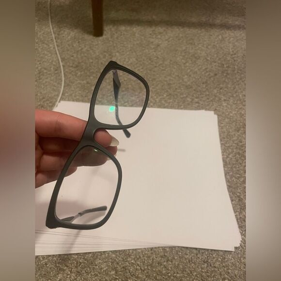 Ray Ban RB 7029 5197 53-17-145 Black/Mint Green Full Rim Eyeglasses Frame TR35 - Picture 8 of 8